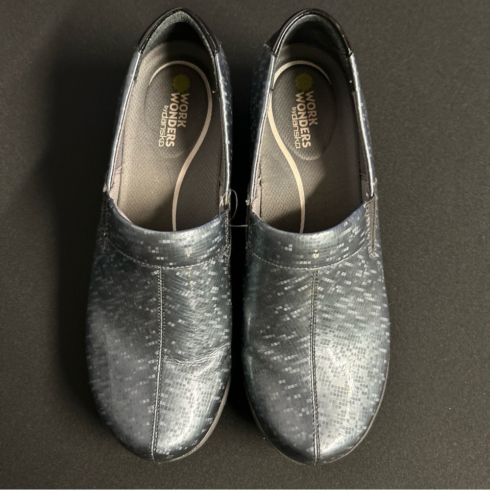 Work Wonders by Dansko‎ Clogs Shoes  Size EUR 41 US 10 Gray Digitized